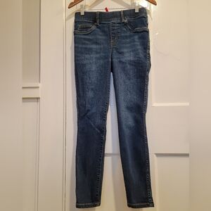 SPANX high rise dark wash jeans small petite S SP skinny